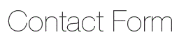 Simple Contact Form