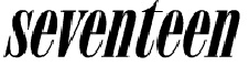 seventeen

